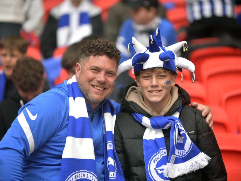 Brighton & Hove Albion V Man Utd Semi Final at Wembley(Photo by Jon Rigby)
