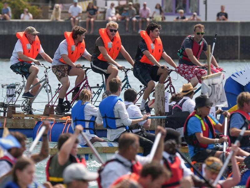 Shoreham Raft Race was held on August 15, 2026. Picture: Eddie Mitchell