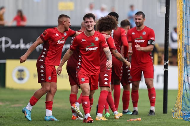 Action from Worthing's win at St Albans in National League South