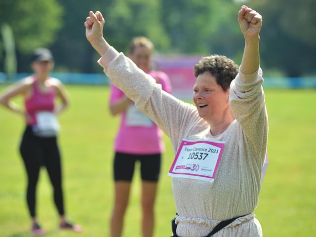 Hastings Race for Life 2023 in Alexandra Park.