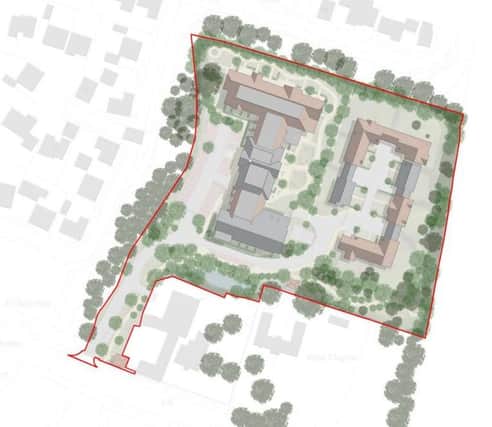 Proposed layout for car home and bungalows at the Old Clayton Boarding Kennels. Image: The Highwood Homes Ltd