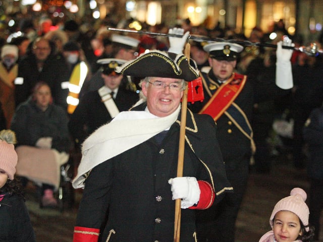 Chichester Christmas tree lights switch-on in 2021