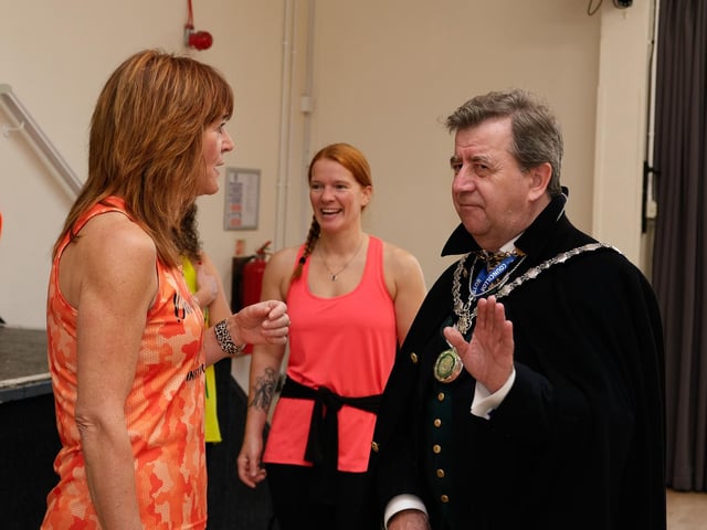 Zumba and BollyX dance fitness instructors joined forces for a two-hour Dance for Dinners fundraising event supporting The Trussell Trust's foodbanks in Worthing, Shoreham and Littlehampton at Christmas