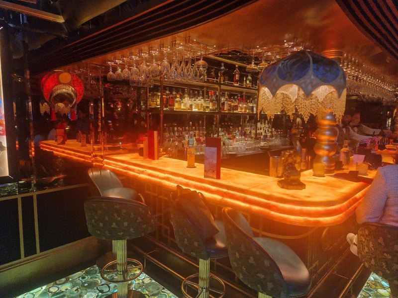 The bar at The Ivy Asia, Brighton