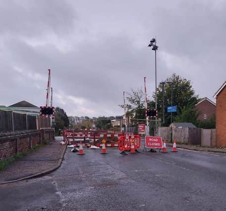 The Angmering train station level crossing is closed in both directions this morning (November 1) due to a potential emergency.