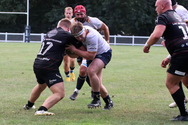 Worthing Raiders in action in their win over Rochford | Picture: Colin Coulson