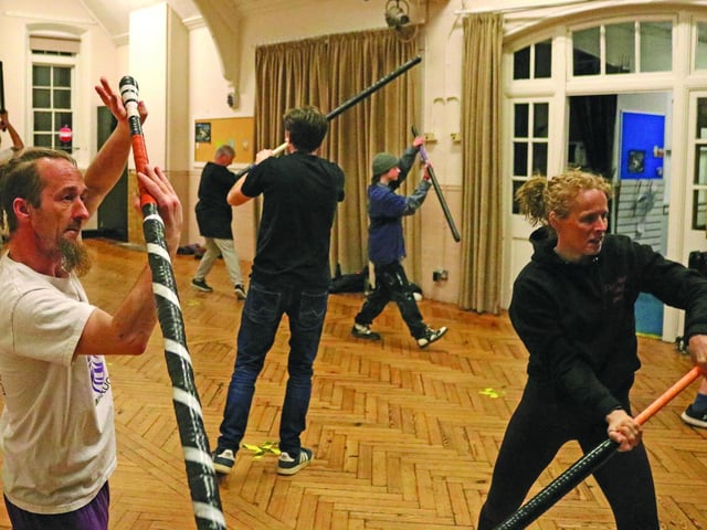 Another activity that is out of the ordinary. Matt teaches the techniques for learning this captivating performance, which he describes as being 'like meditation with swords'. Although, not real swords! Classes are Thursday evenings.