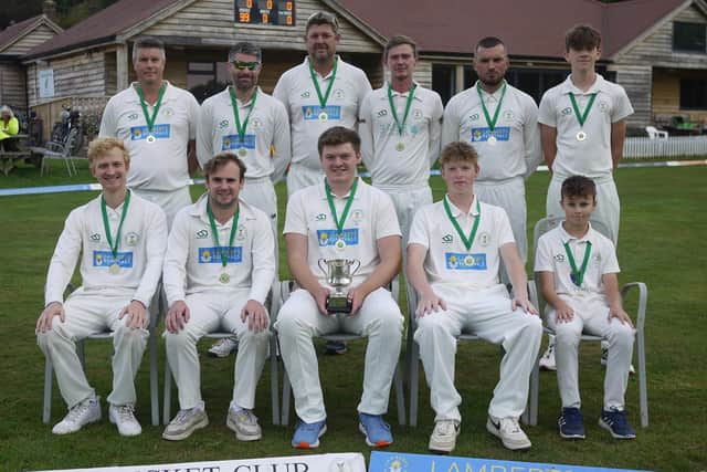 Fernhurst CC with their silverware | Contributed picture