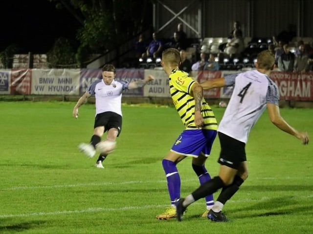 Pagham v Haywards Heath Town in the SCFL premier