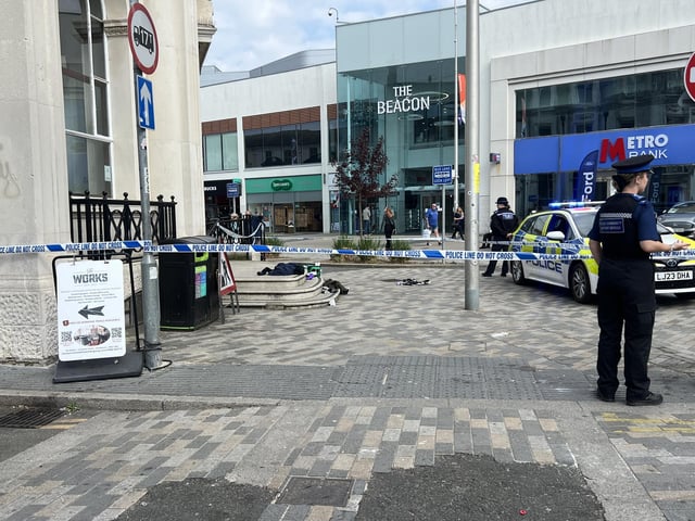 Man hospitalised with ‘serious injuries’ following knife incident in Eastbourne town centre