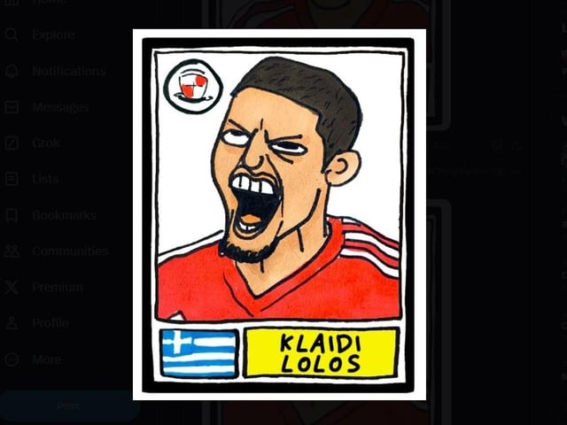 After Crawley Town were promoted after winning the League Two play-off final, @CheapPanini/noscoredraws.com celebrated by drawing Reds players 'quite badly'. Here are the results.