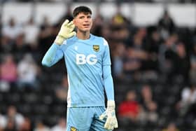 Goalkeeper James Beadle has signed a new contract until June 2028. The England under-20 keeper is currently on loan with Oxford United and has been an ever-present for them in League One this season. , England. (Photo by Michael Regan/Getty Images)