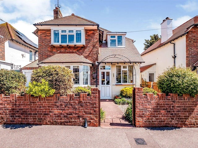 This three-bed, detached house in Ophir Road, Worthing, has two separate reception rooms, a ground-floor modern wet room and first-floor bathroom/W.C. Guide price: £575,000 to £600,000.