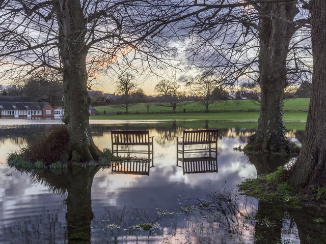 Floods at Lavant