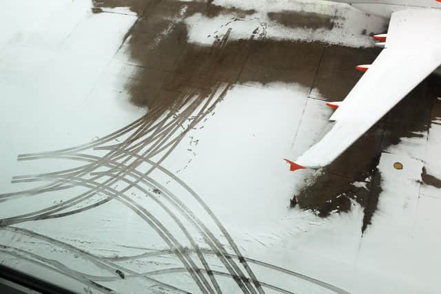 Gatwick has been hit by snow (Photo by Peter Macdiarmid/Getty Images)