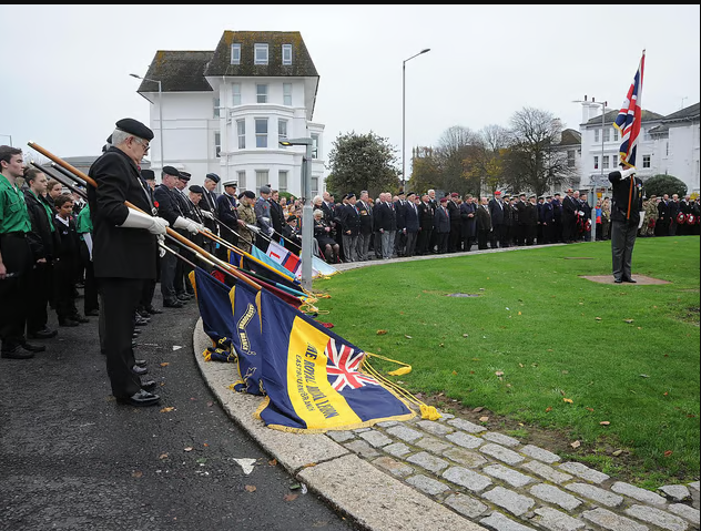 Look back at Eastbourne's Remembrance service from 2015