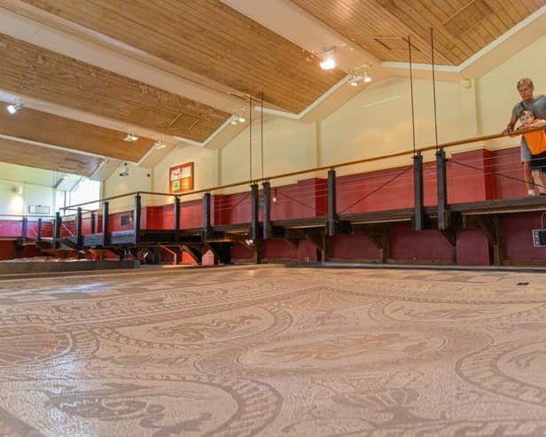 Marvellous mosaics at Fishbourne Roman Palace