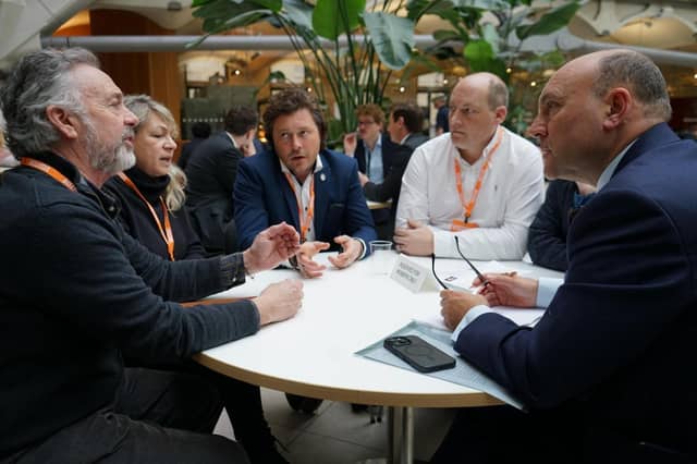 - Publicans in attendance included Tom Richardson and Ollie Boulton (The Three Moles, Selham) Cindy Bradley and Peter Bradley, (The Foresters Arms, Graffham) and Andrew Lennox (The Old Thatch, and MD of the Fired Up Collective)