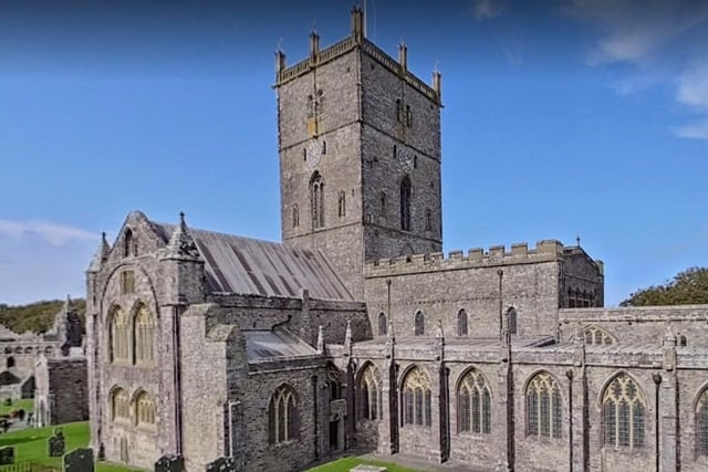St Davids is a city with a cathedral in Pembrokeshire, Wales, lying on the River Alun. It is the resting place of Saint David, Wales's patron saint, and named after him.