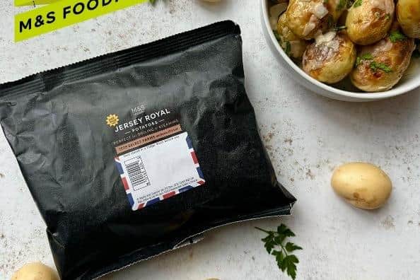 Eastbourne Mark and Spencer are among the first retailers to sell Jersey Potatoes in paper packaging. Picture: M&S