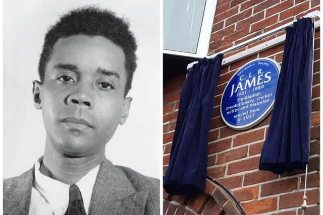 C.L.R. James and the blue plaque unveiled in Southwick in his honour