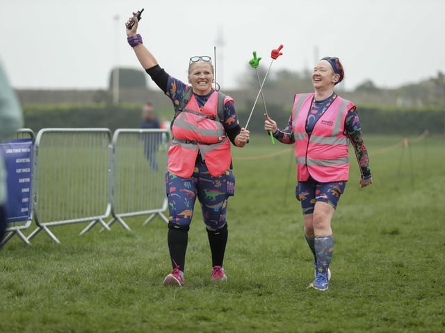 Medals, top 3s, sponsors and a variety from the course of this year's Eastbourne Half Marathon