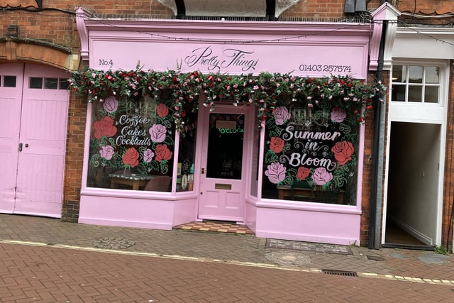 Pretty Things in Park Place, Horsham, is rated 4.1 out of five for ice cream from 195 Google reviews.