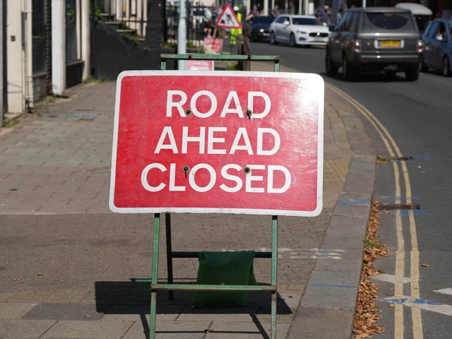 Photos taken on High Street, over the bank holiday weekend, showed heavy traffic in the area, whilst roadworks take place.