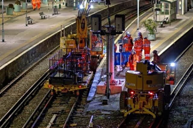 The Brighton Main Line will be closed between Purley and Gatwick Airport for planned engineering work on January 20 and 21. Picture courtesy of Govia Thameslink Railway