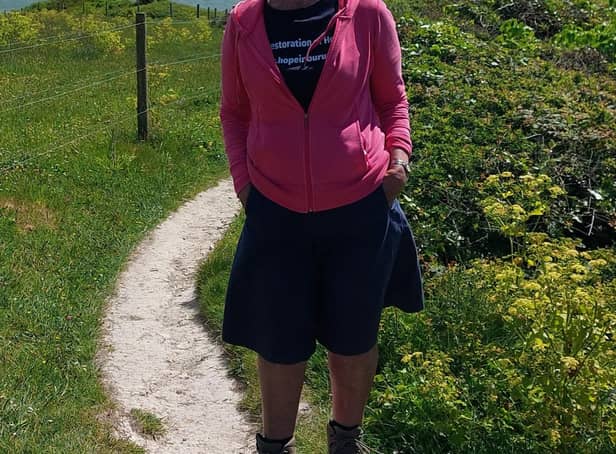 Chichester resident Vivienne Ong decided to walk 70 miles in seven days in aid of the charity Restoration of Hope in Burundi.