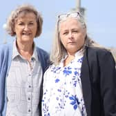 Lewes District Councillor Olivia Honeyman (Seaford South ward) and East Sussex County Councillor for Newhaven & Bishopstone Lesley Boniface. Photo: Lewes District Liberal Democrats