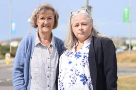 Lewes District Councillor Olivia Honeyman (Seaford South ward) and East Sussex County Councillor for Newhaven & Bishopstone Lesley Boniface. Photo: Lewes District Liberal Democrats