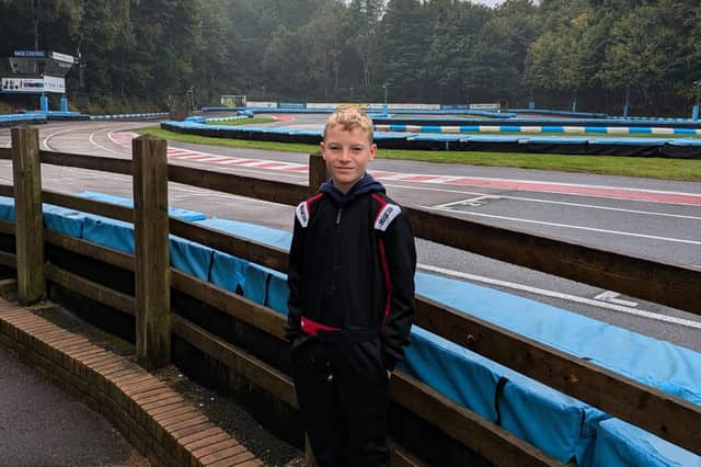 Ronnie Deacon, 11, a go-kart racer from Shoreham has taken the sport by storm in just one year