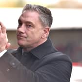 Crawley manager Scott Lindsey said it’s ‘all to play for’ in the battle to avoid relegation from League Two after a goalless draw with Colchester. Photo: Steve Robards SR2304152
