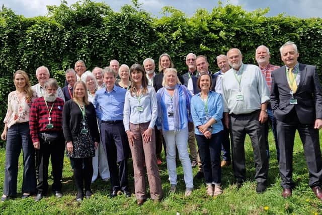Newly elected Lib Dem and Green councillors in Wealden
