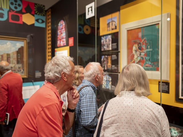 Pictures from the opening of the Art of Chichester exhibition at the Novium Museum