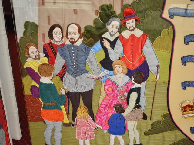 The Hastings Embroidery is on display at the town hall Thursdays-Mondays 10-4 until Sunday, Nov 1.