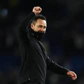 Brighton and Hove Albion boss Roberto De Zerbi is aiming for a third consecutive win in the Premier League