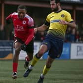 Action from Borough's win over Farnborough | Picture: Andy Pelling