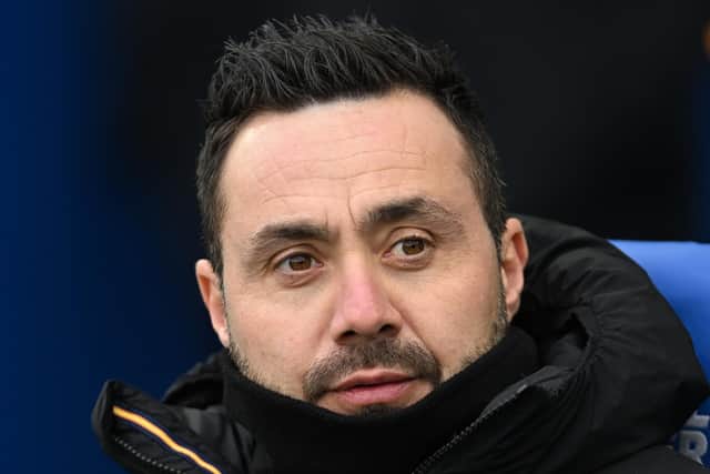Italian newspaper la Repubblica reported earlier this week that the Serie A champions were eyeing up the Albion manager to replace manager Stefano Pioli  (Photo by Mike Hewitt/Getty Images)