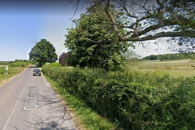 Proposals are being put forward to build 120 homes on agricultural land at Newhouse Farm, off Crawley Road, Roffey. Photo: Google