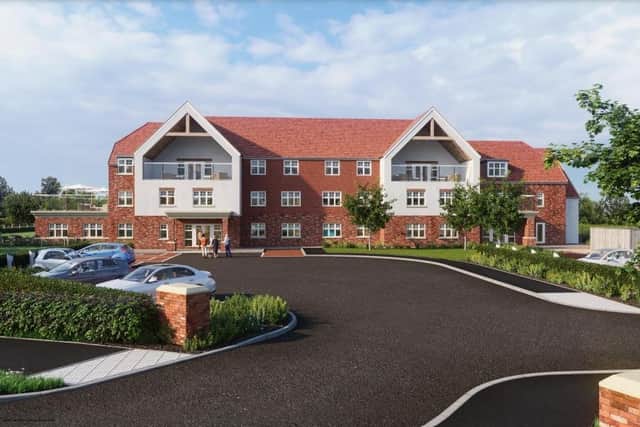 An artist's impression of the proposed care home in Felpham