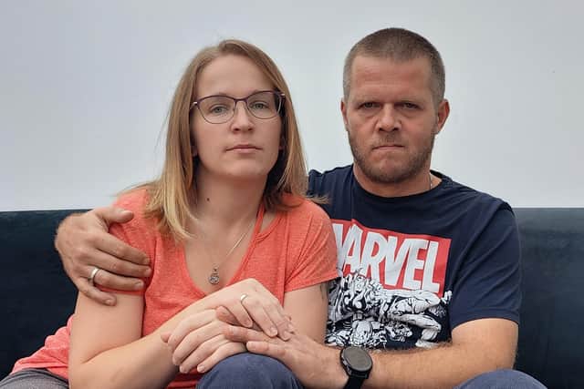 Ágnes Tomity-Toka and her husband Balázs