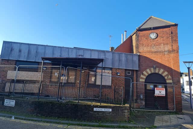 Site of former Newhaven Social Club. Photo: Izzi Vaughan