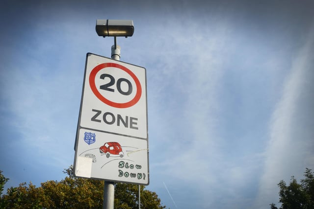 20 MPH Zone (Amherst Road in Hastings)