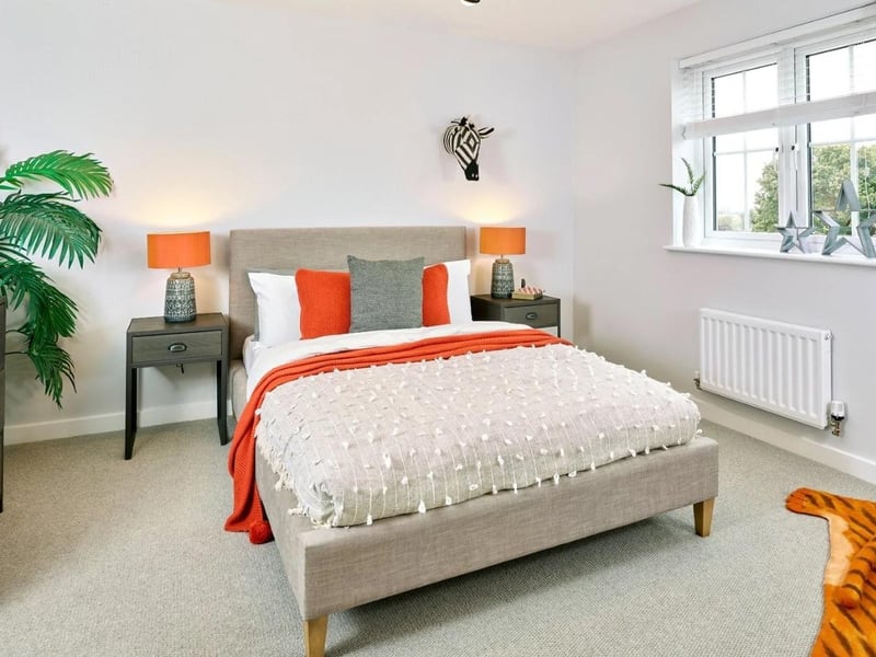 The home has four bedrooms