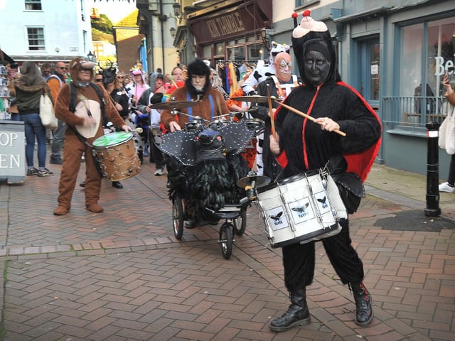 Hastings Storytelling Festival 2024 parade on October 27.