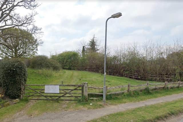 Proposed development site in Herstmonceux