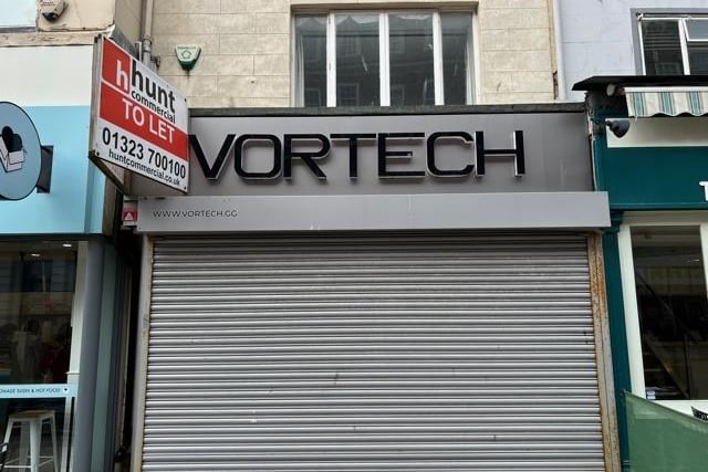 Vortech in Hastings town centre is closed and shuttered