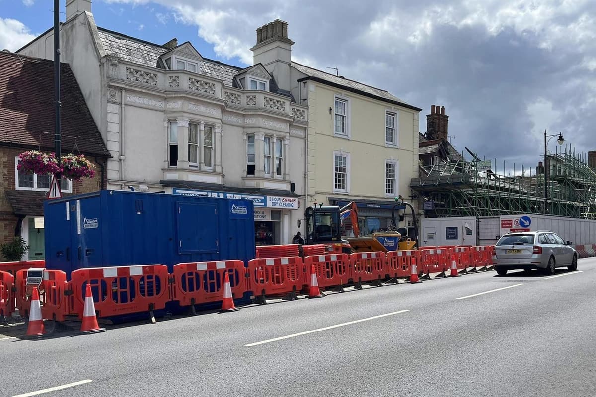 Dominic Merritt SGN works in Midhurst will be finish sooner then expected, councillors ...